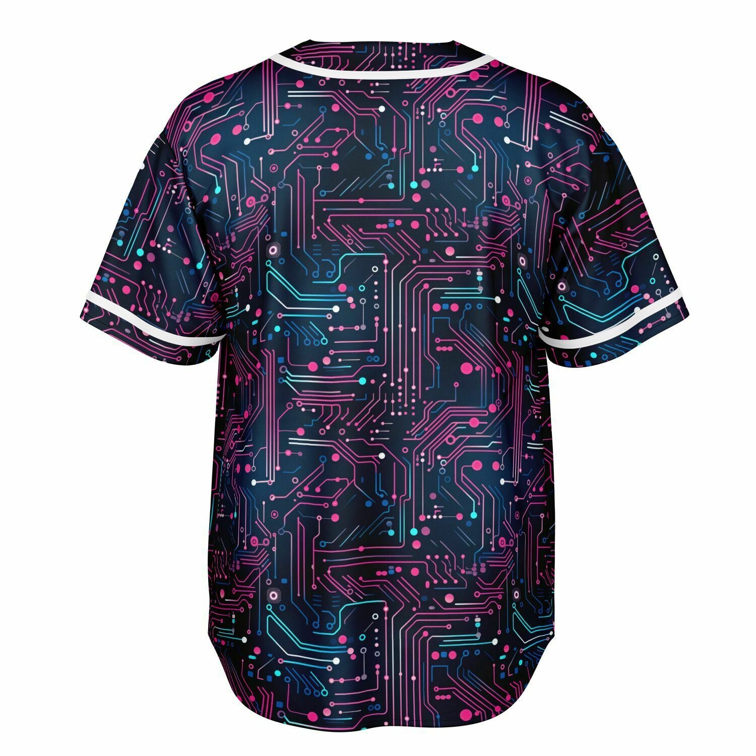 Double Tech Reversible Baseball Jersey (White, Pink)