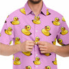 Happy Mother Ducker (Pink) Button Down Shirt