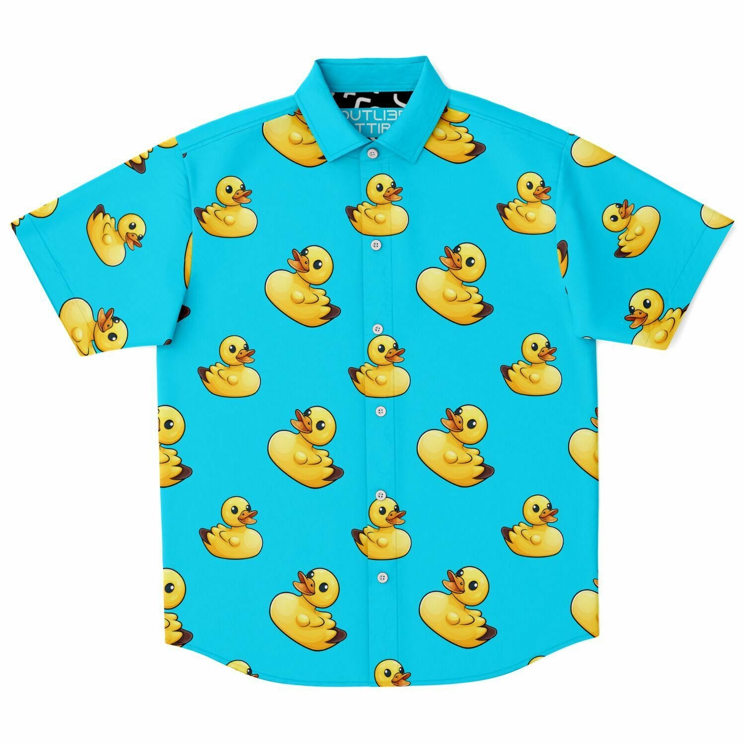 Happy Mother Ducker (Blue) Button Down Shirt