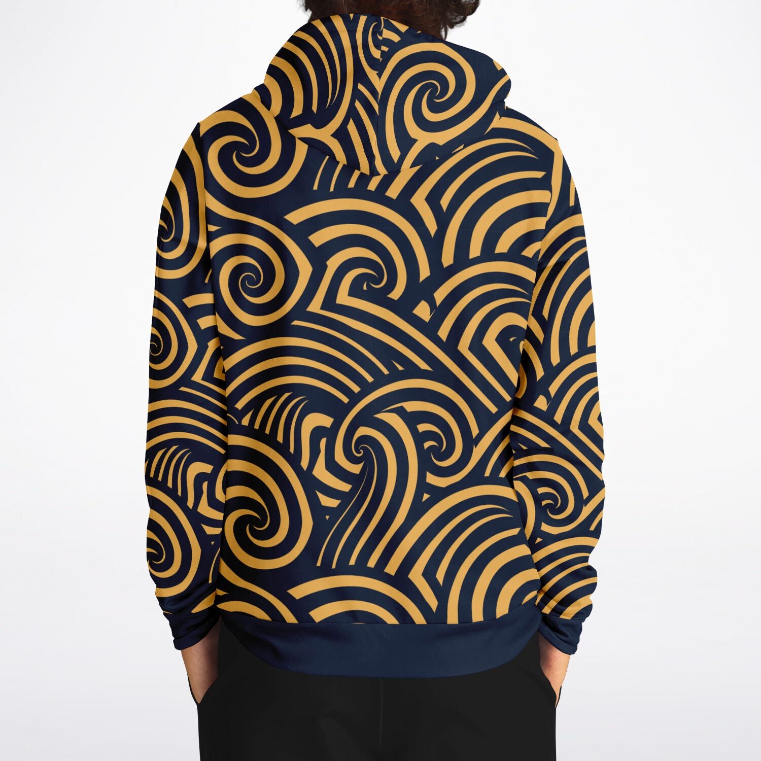 Tribal Waves Pullover Hoodie