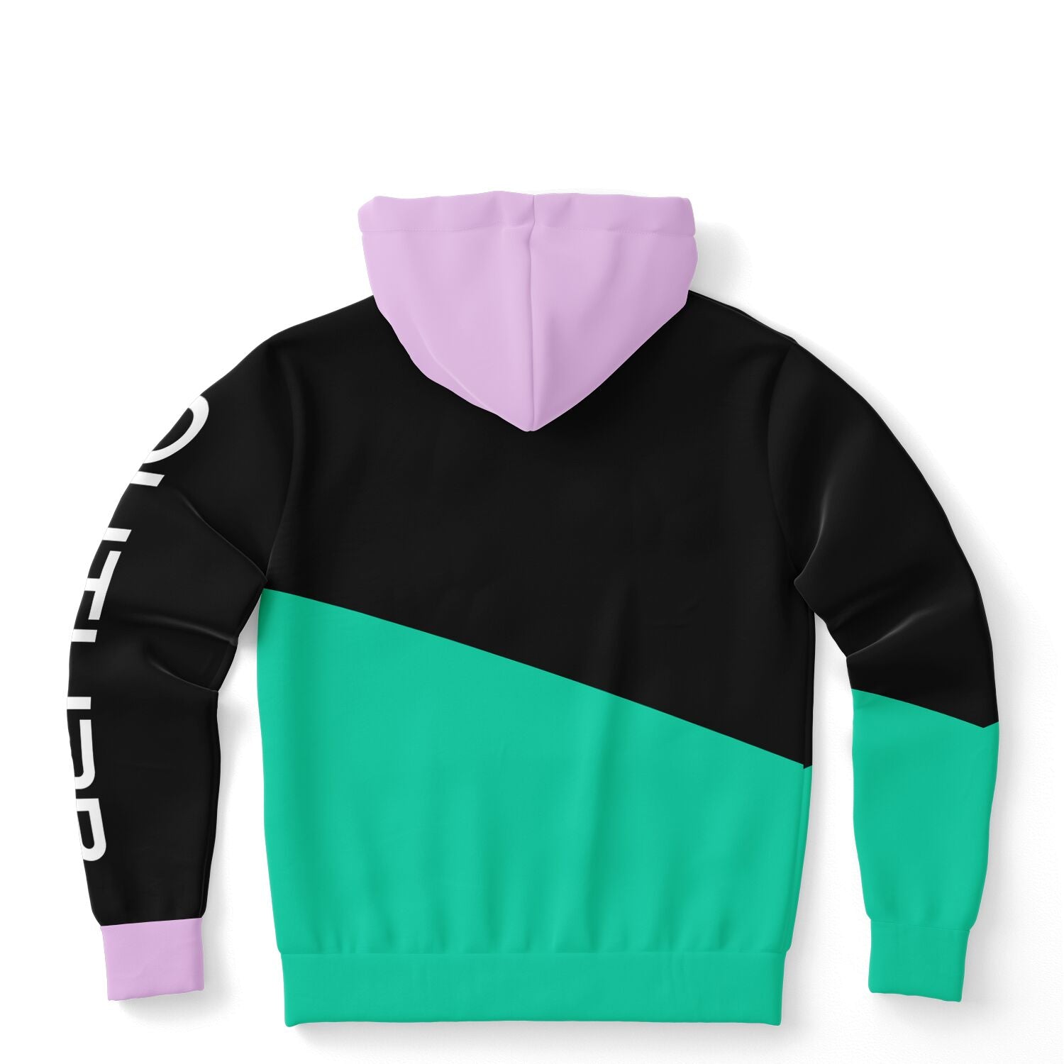 Duo Tone (Mint & Pink)  Pullover Hoodie