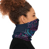 Digital (Pink & Navy) Neck Gaiter