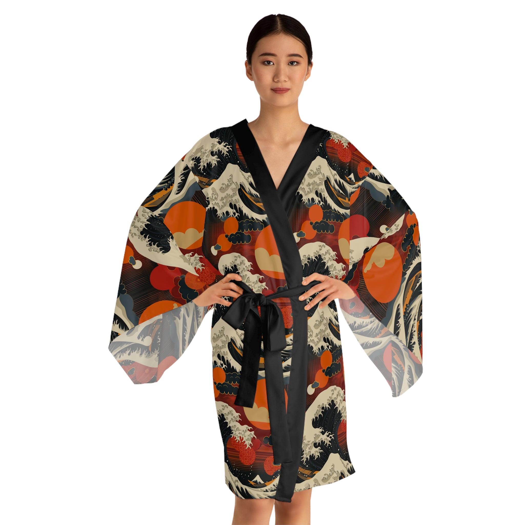 Pacific Waves II Kimono Robe