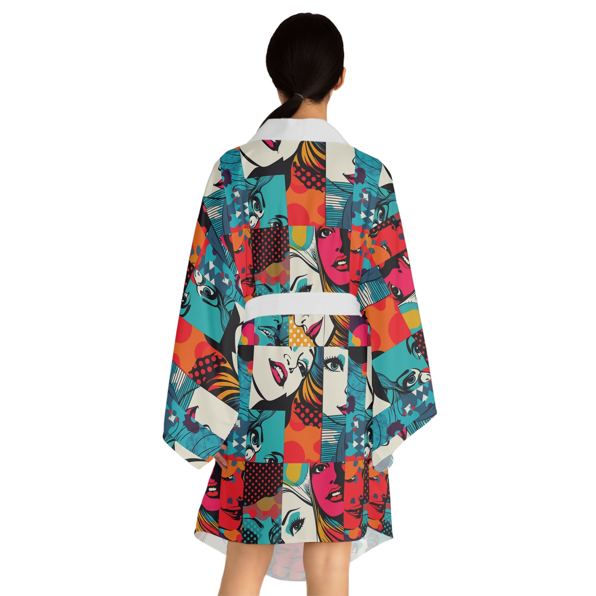 Pop Art Kimono Robe