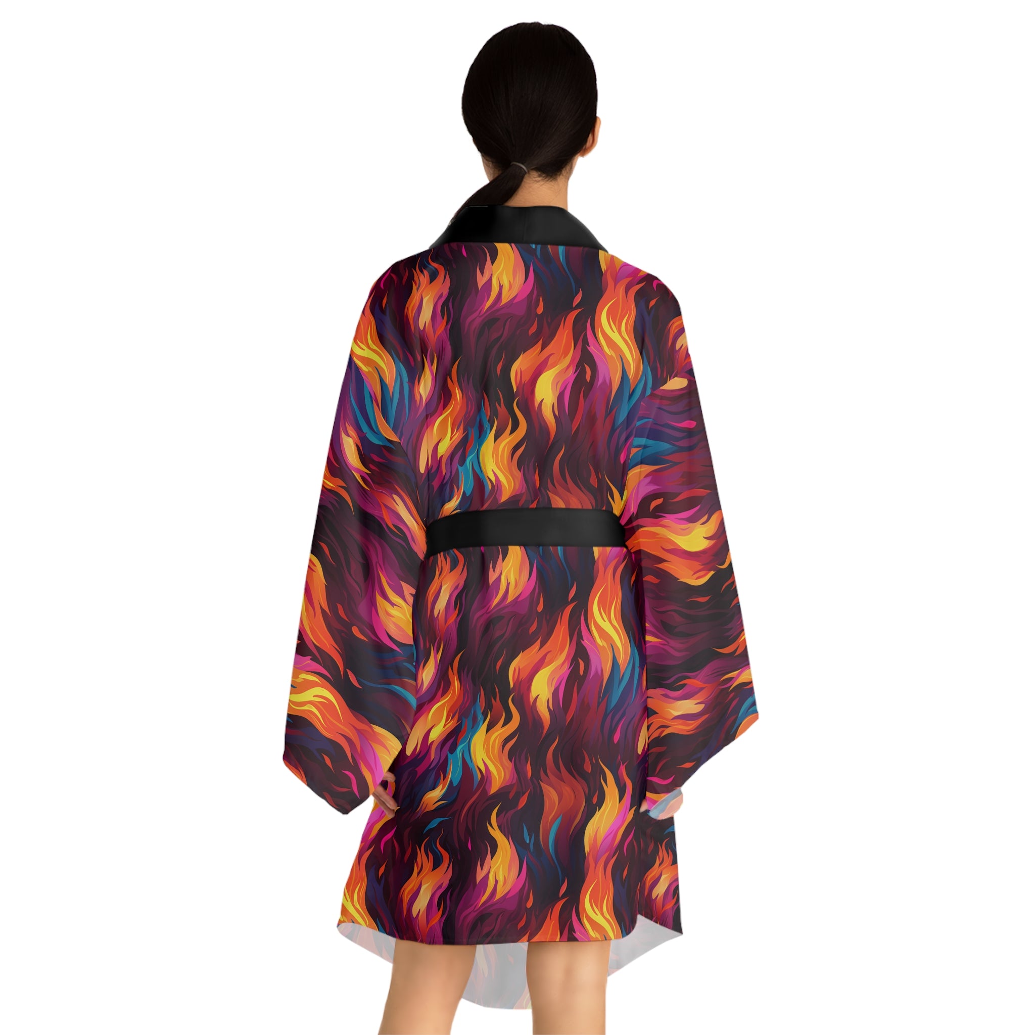 Flames Kimono Robe