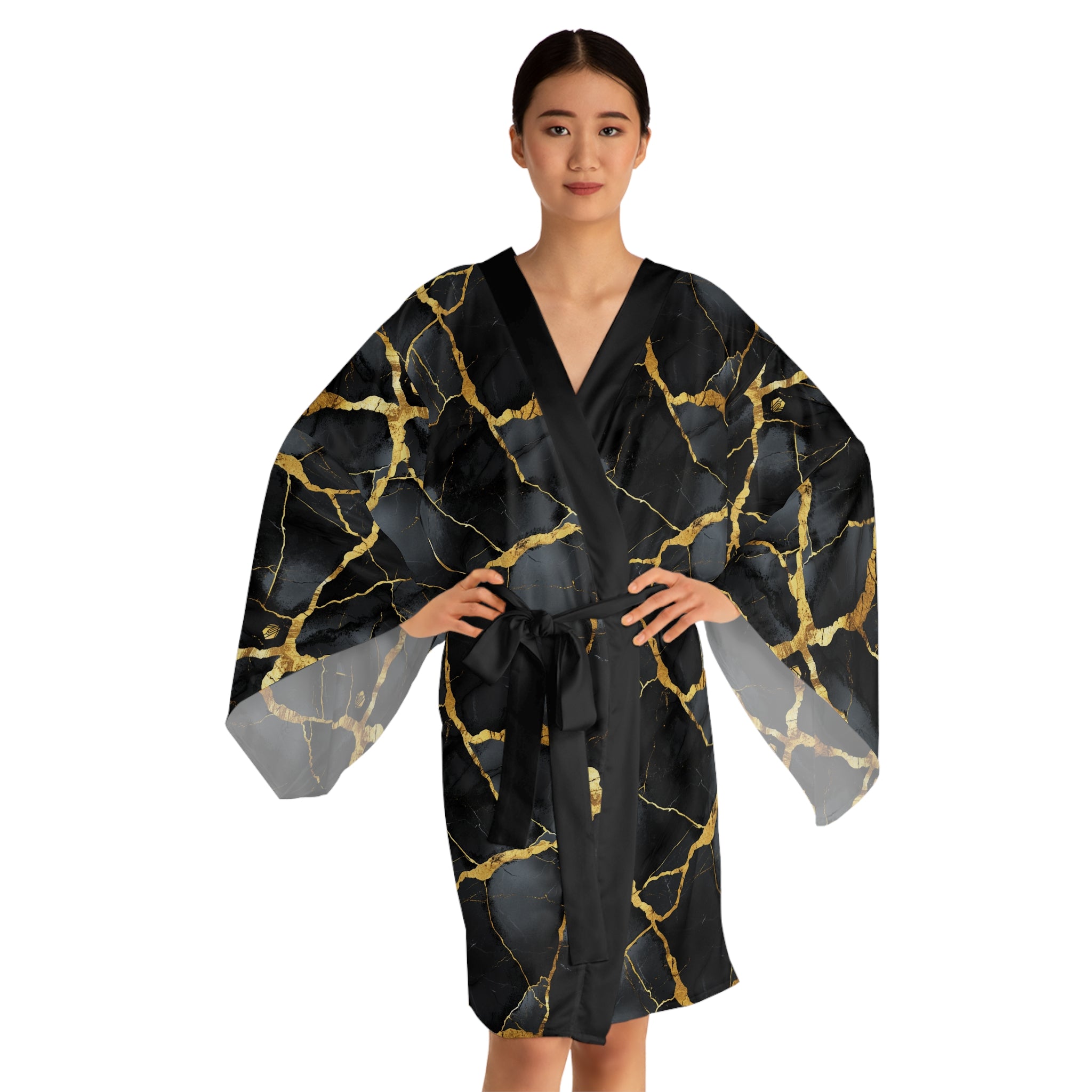 Fractured Kimono Robe