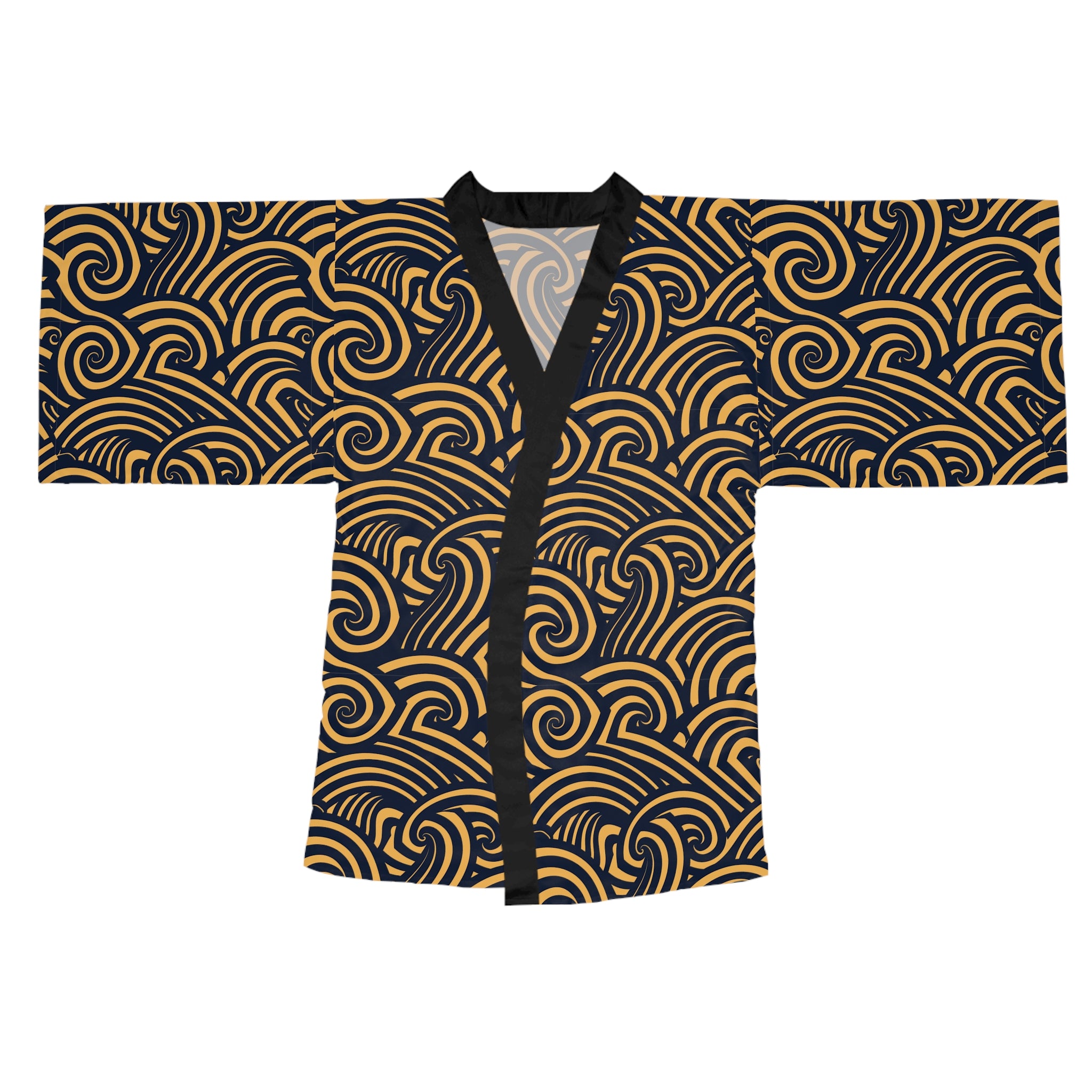 Tribal Waves Kimono Robe