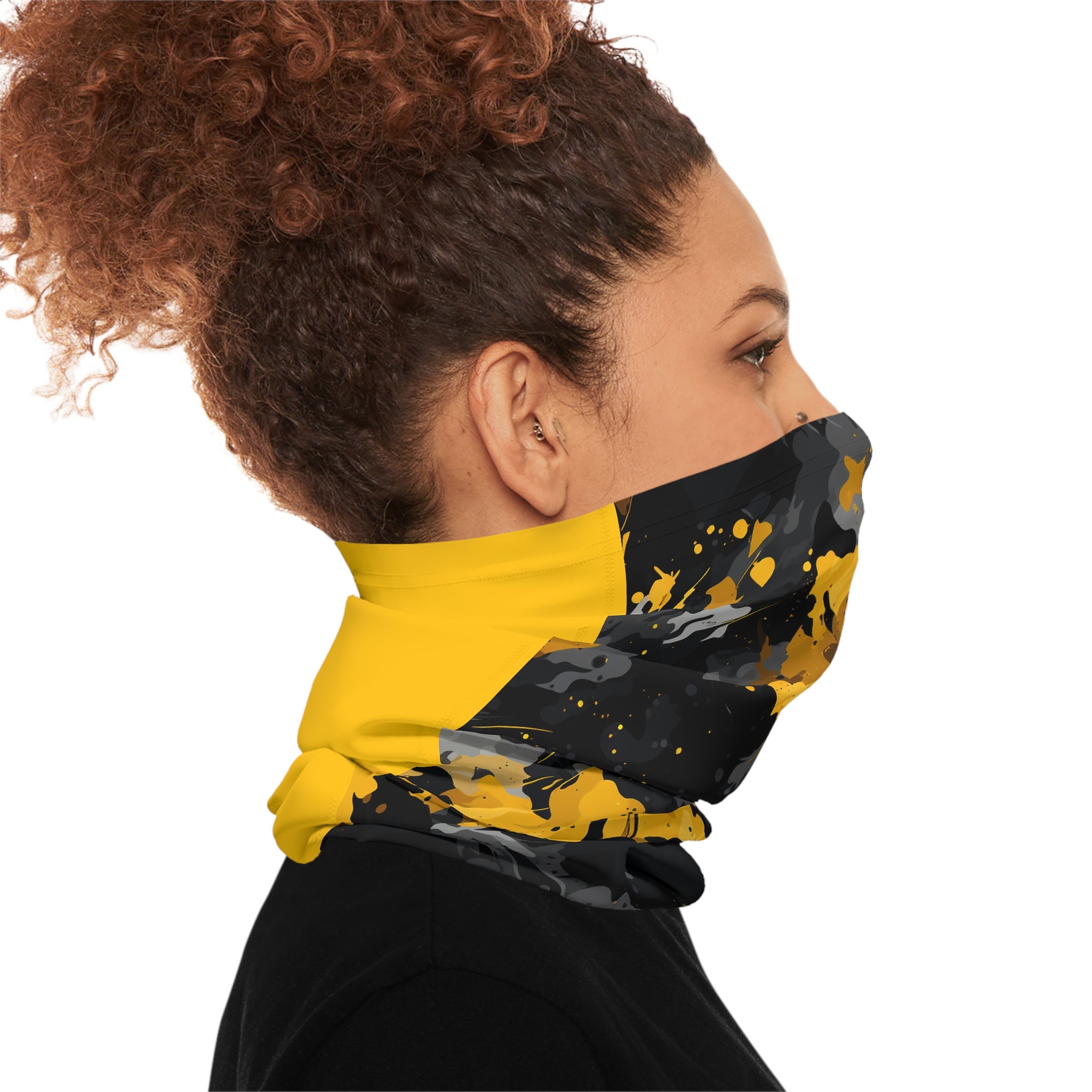 Camo (Black & Yellow) Neck Gaiter