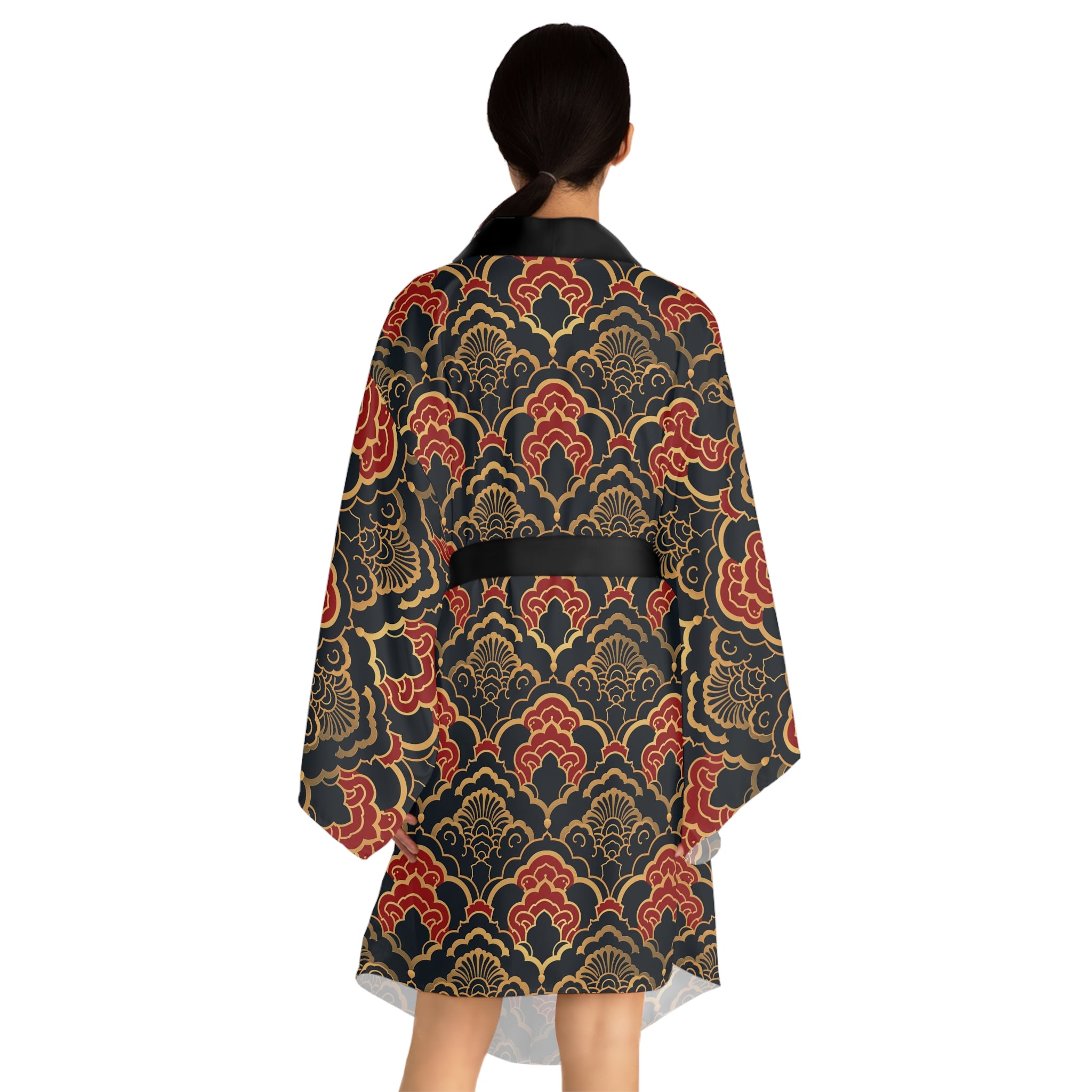 Golden Seal Kimono Robe