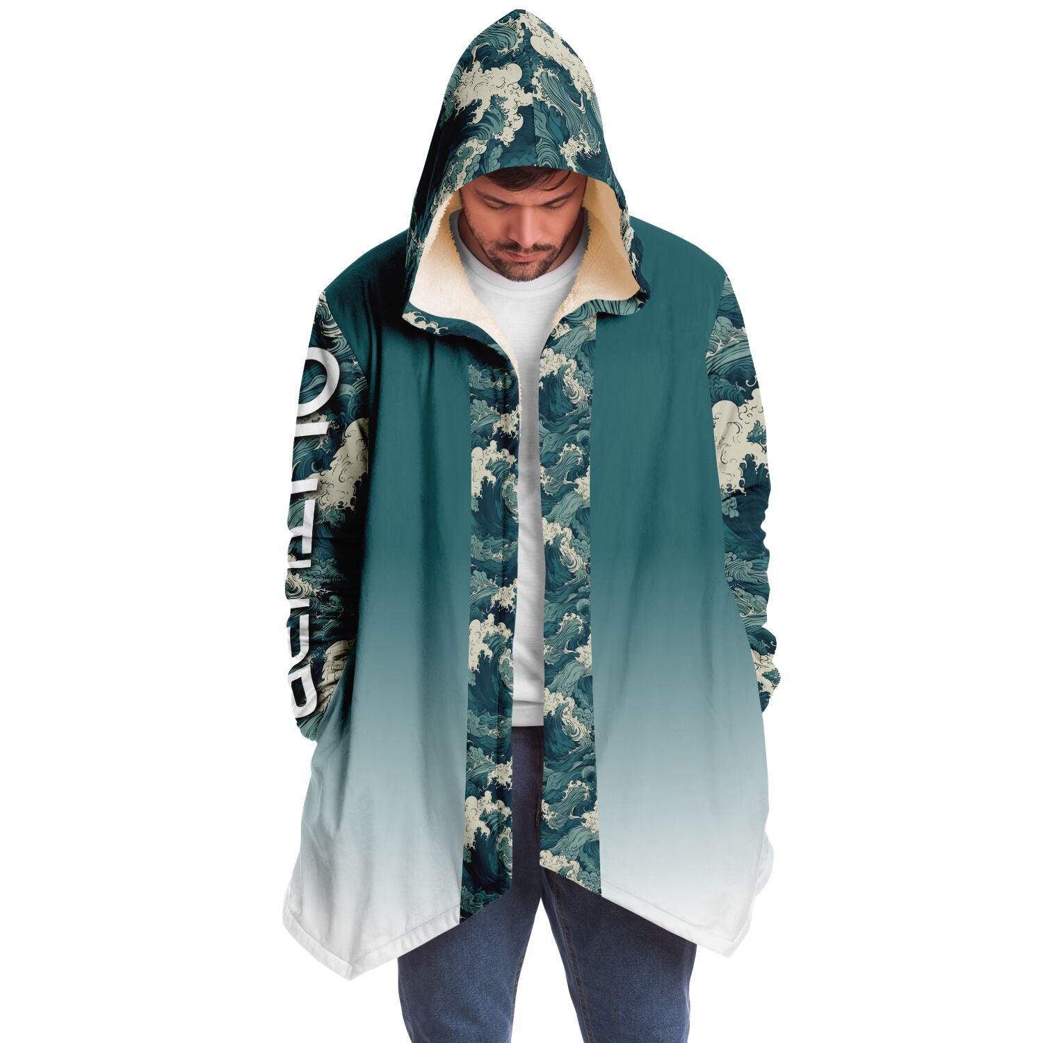 Pacific Waves Microfleece Cloak