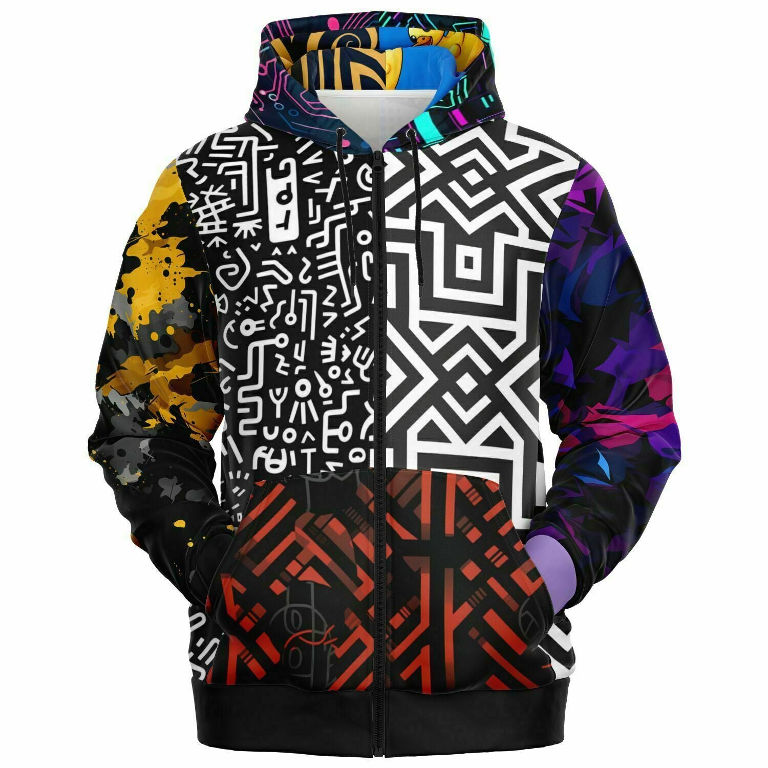 There Has Been a Mix Up Zip-Up Hoodie