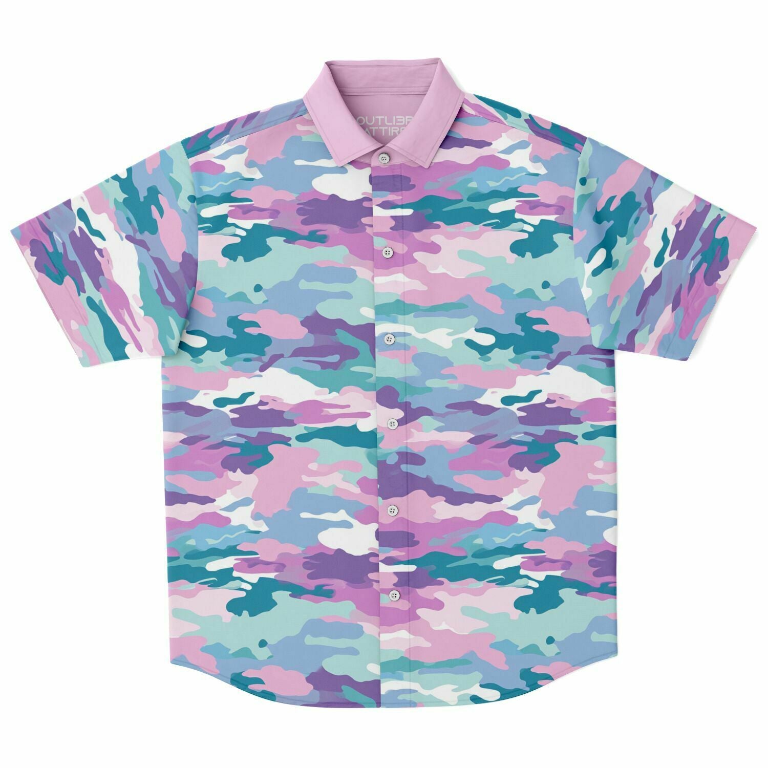 Camo Cotton Candy Button Down Shirt