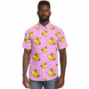 Happy Mother Ducker (Pink) Button Down Shirt