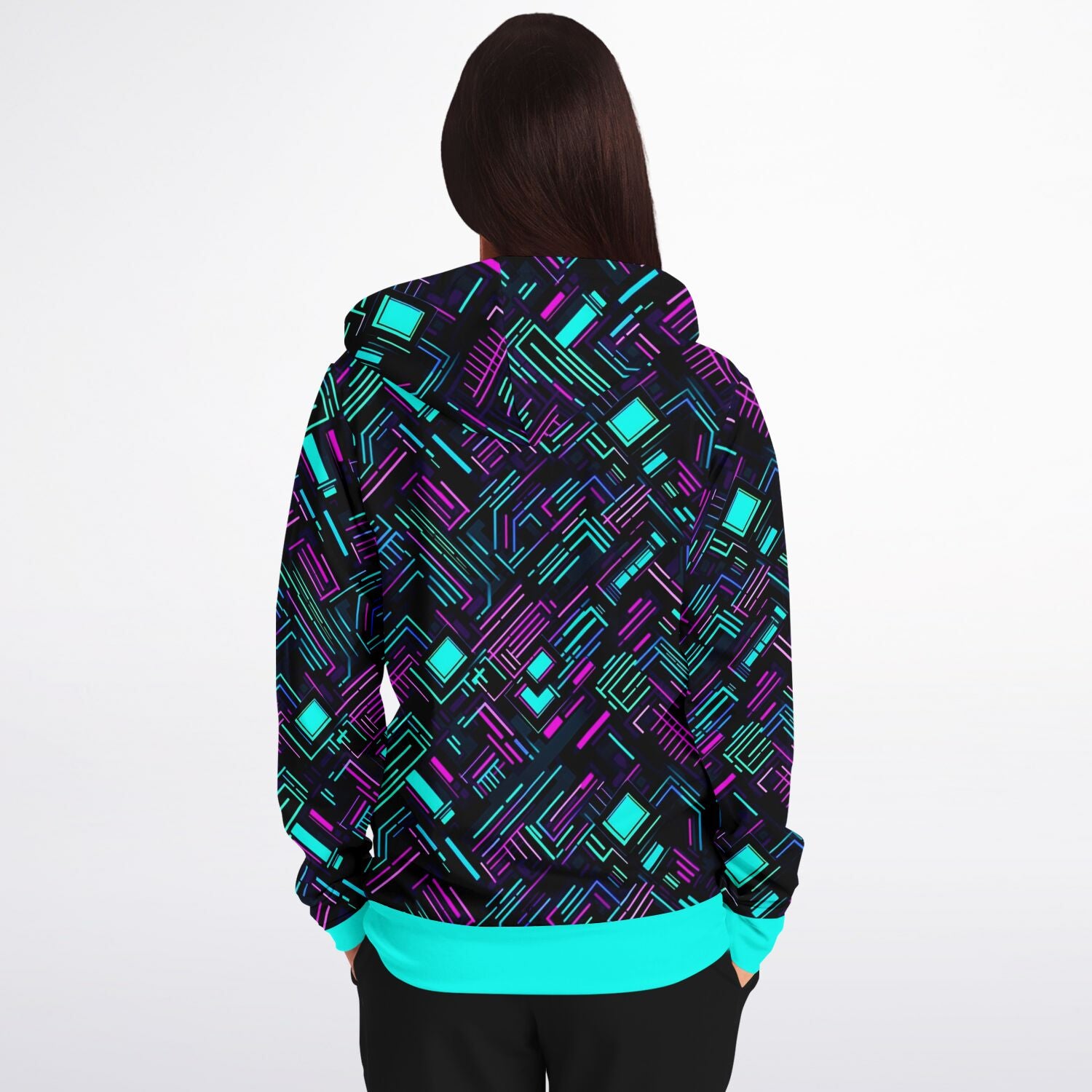 Synthwave Zip-Up Hoodie