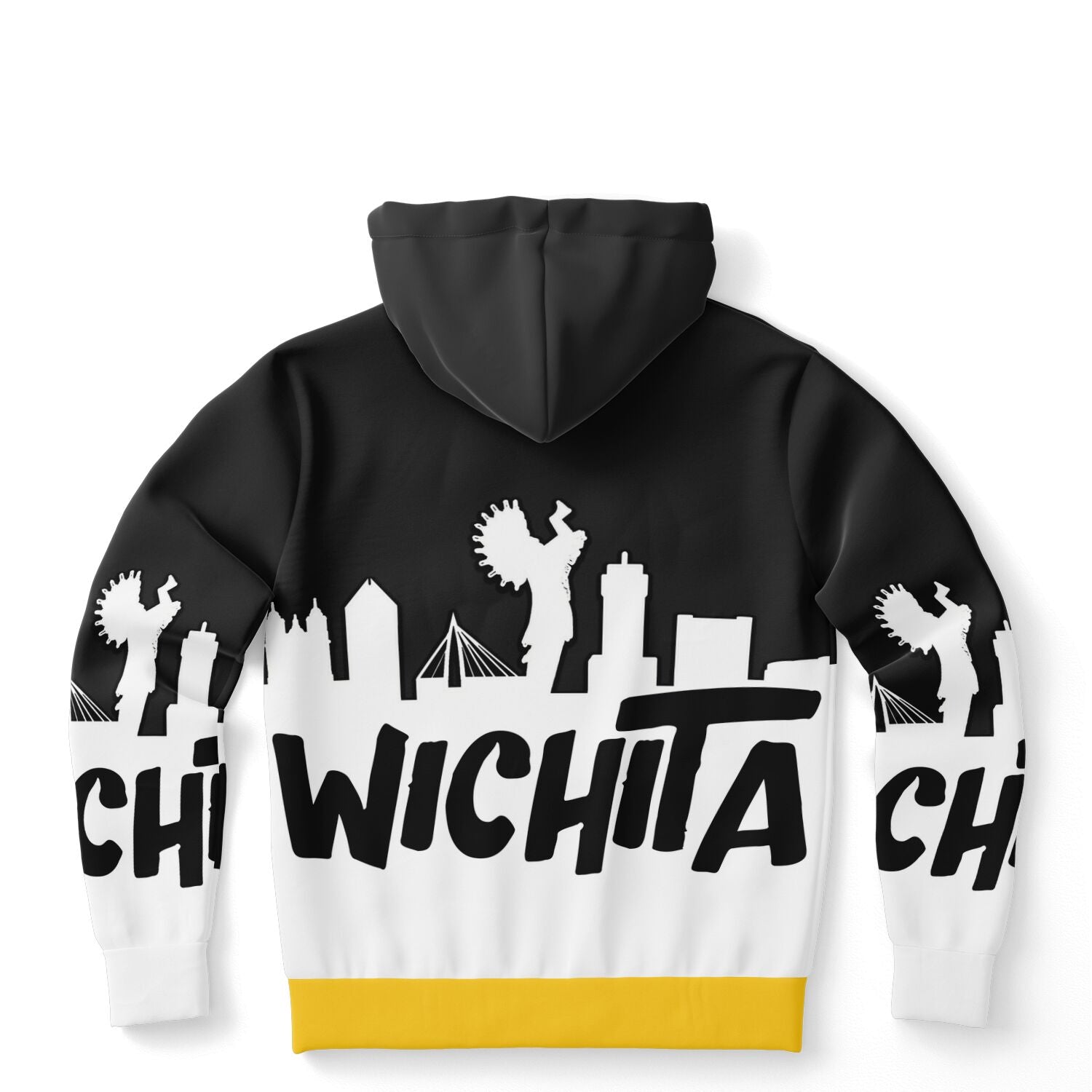 Wichita Skyline (Black & White) Hoodie