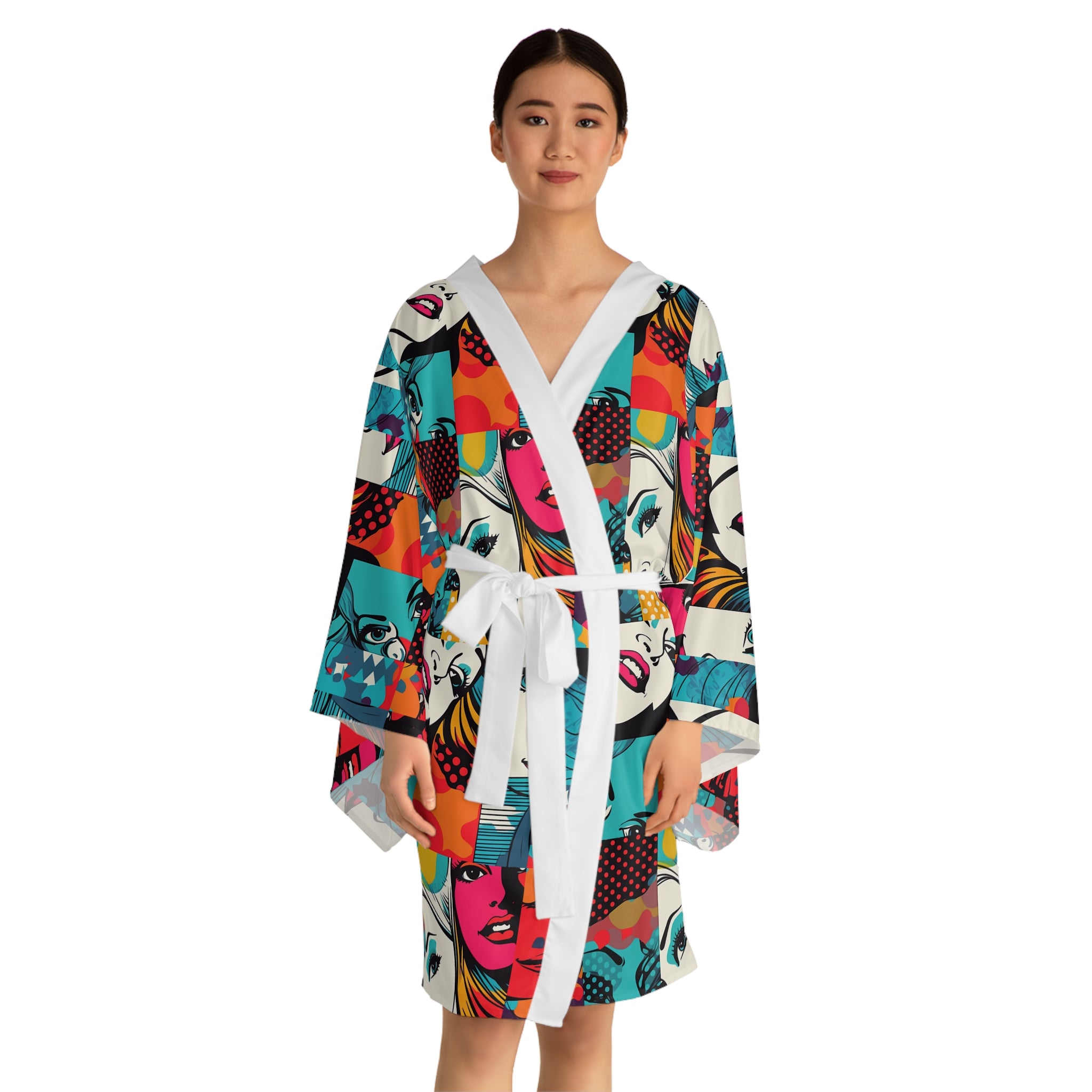 Pop Art Kimono Robe