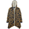 Tribal Waves Microfleece Cloak