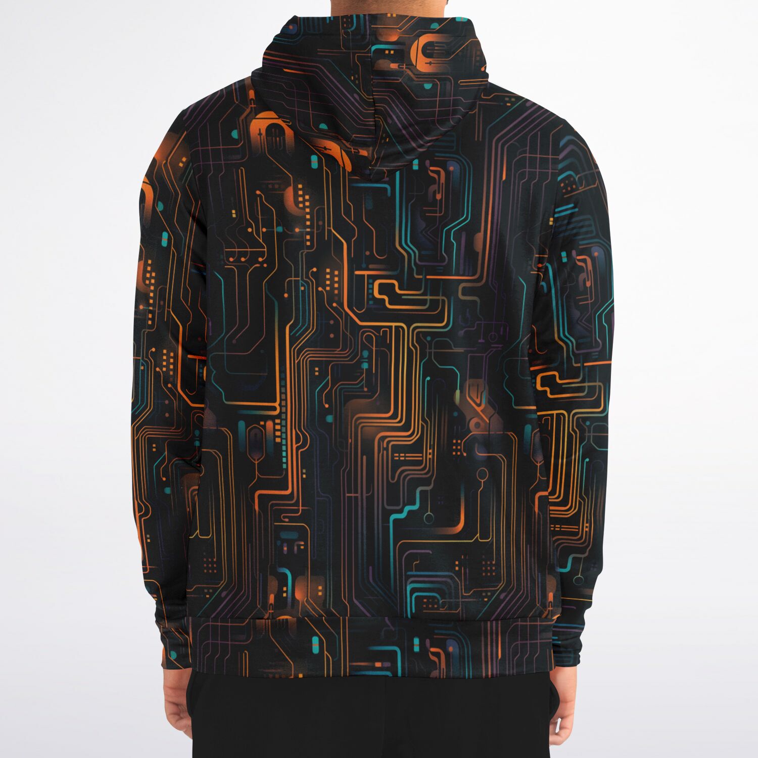 Digital Wasteland Zip-Up Hoodie