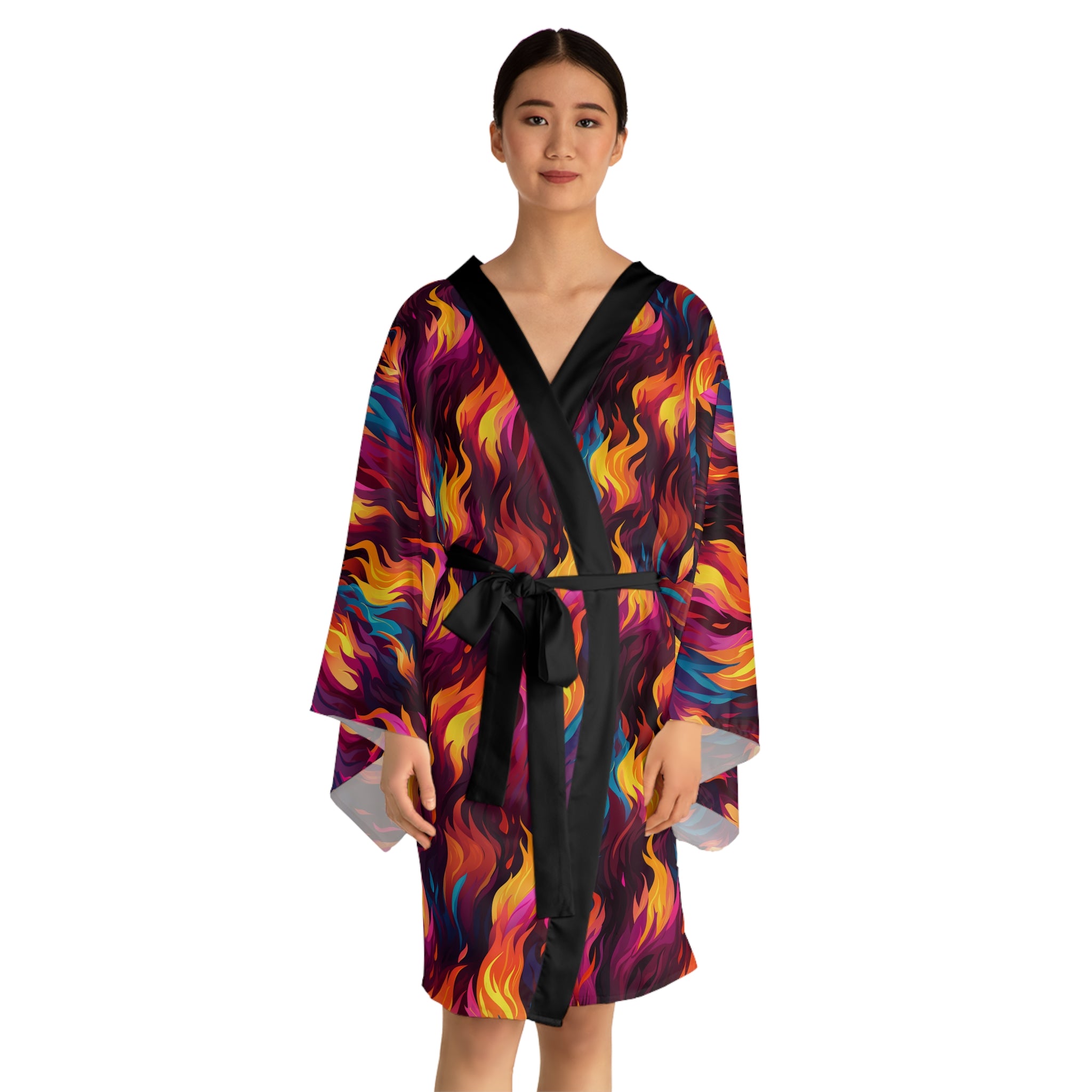 Flames Kimono Robe