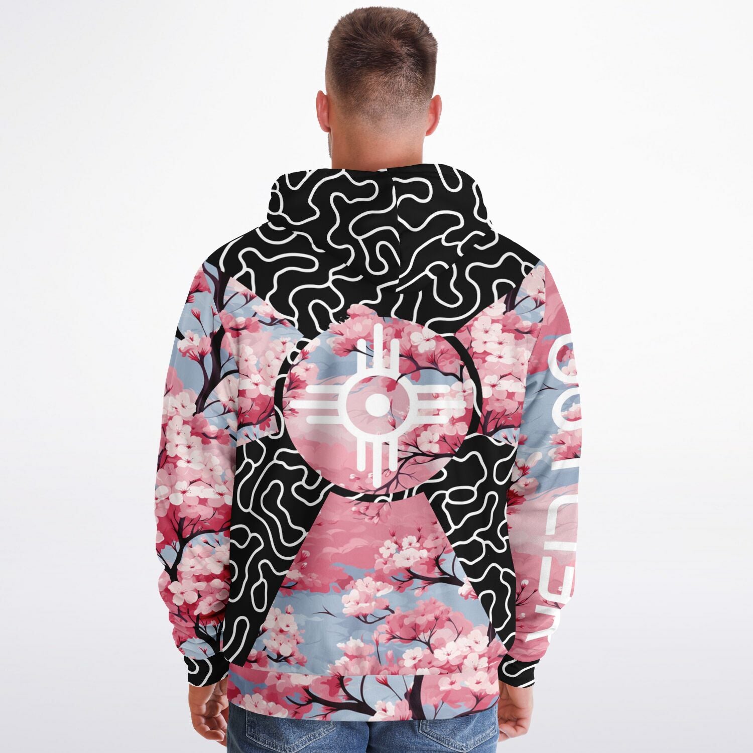 ICT Cherry Blossom Zip-Up hoodie