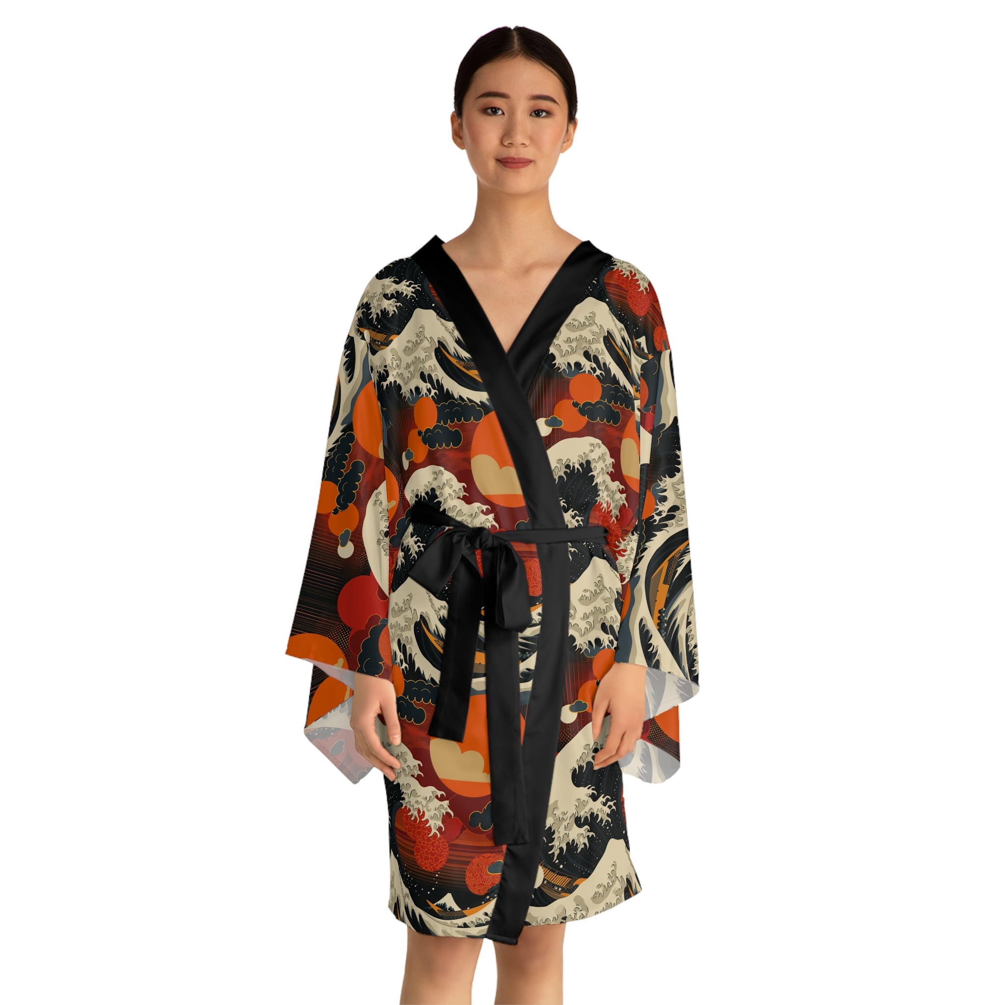 Pacific Waves II Kimono Robe