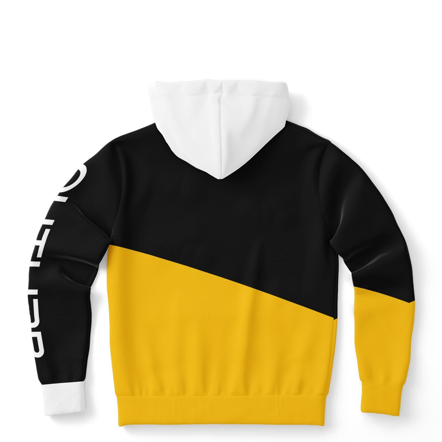 Duo Tone (White & Yellow) Pullover Hoodie