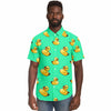 Happy Mother Ducker (Green) Button Down Shirt