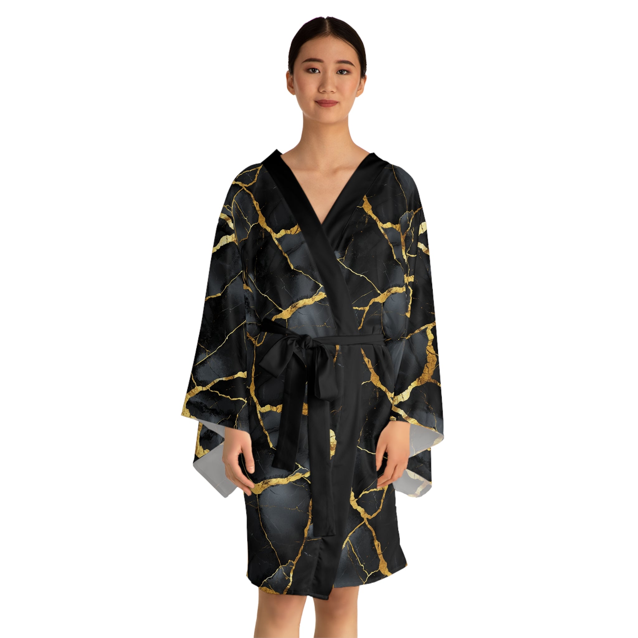 Fractured Kimono Robe