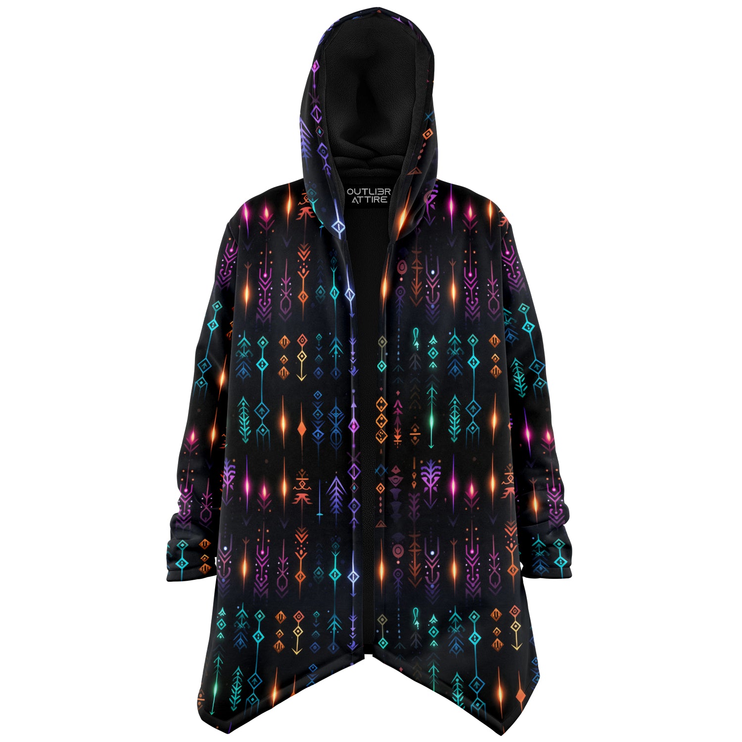 Neon Rune Microfleece Cloak