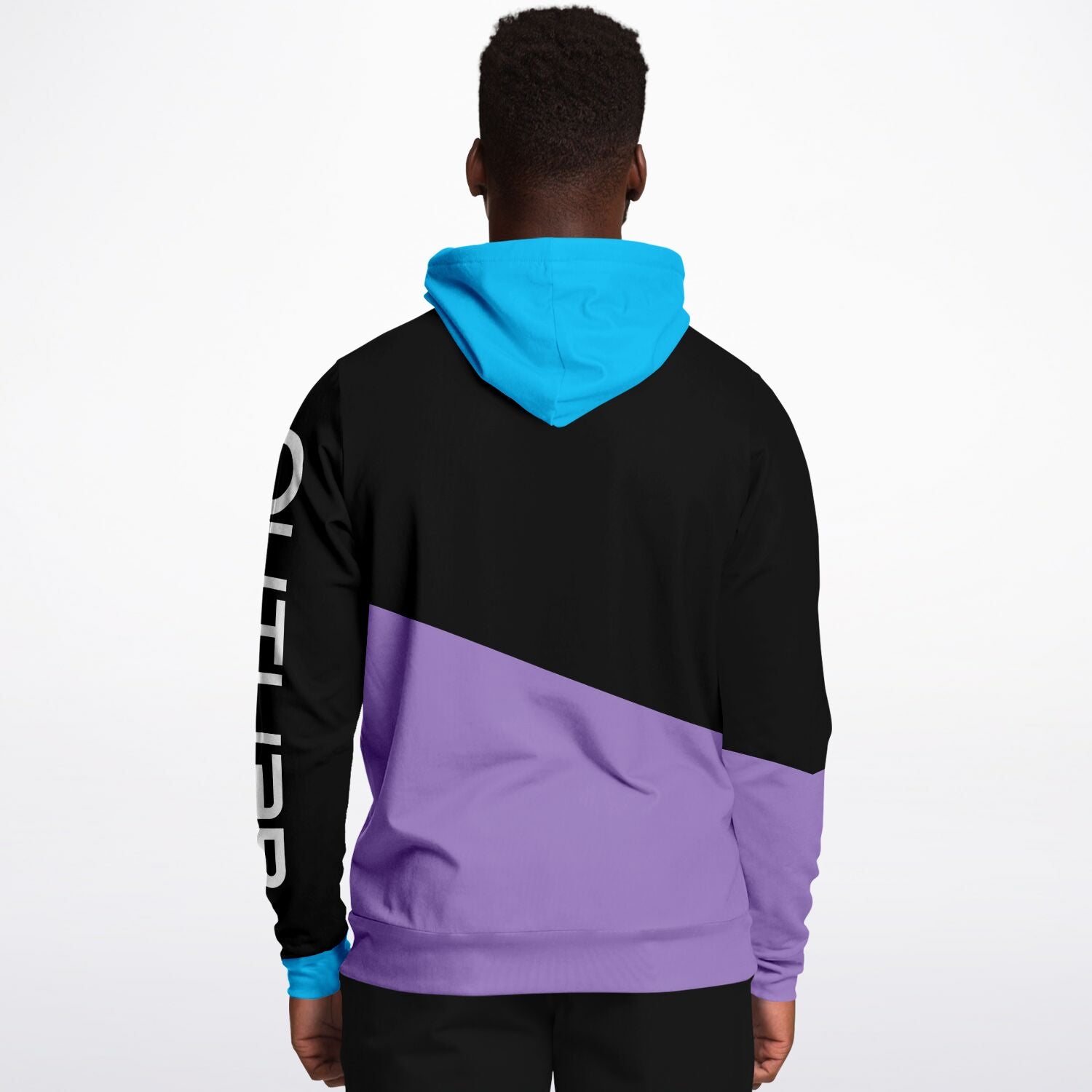 Duo Tone (Blue & Lavender) Pullover Hoodie