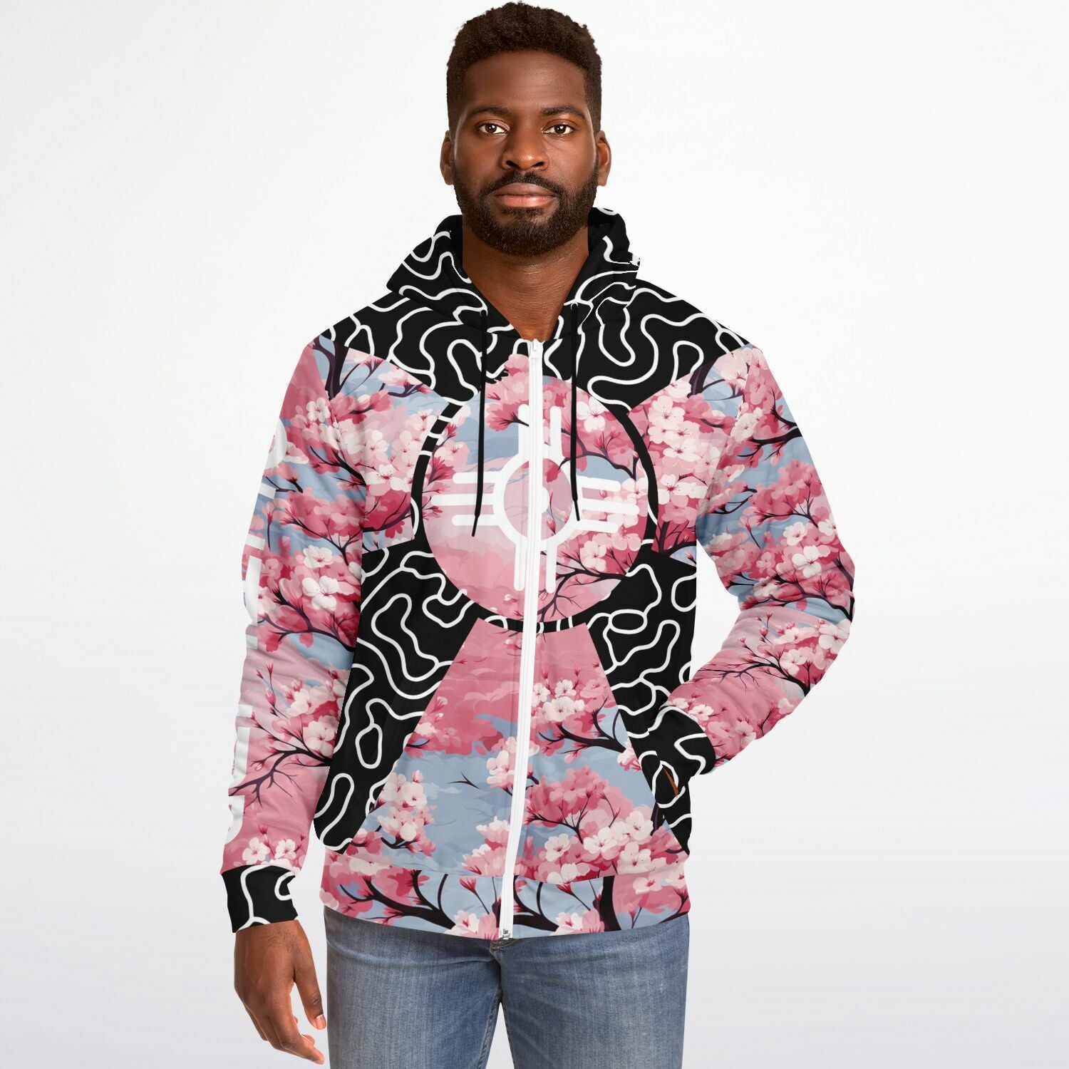 ICT Cherry Blossom Zip-Up hoodie