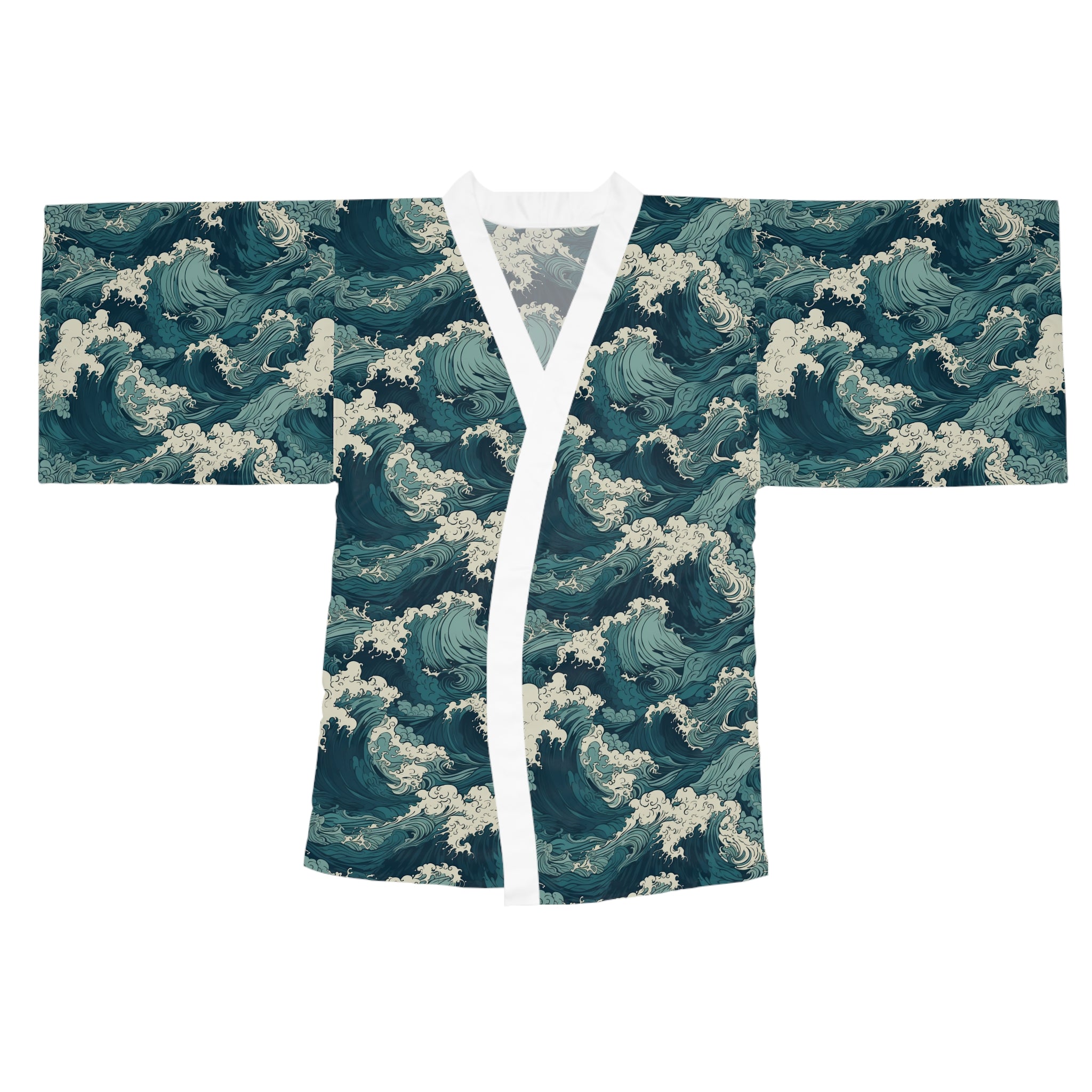 Pacific Waves Kimono Robe