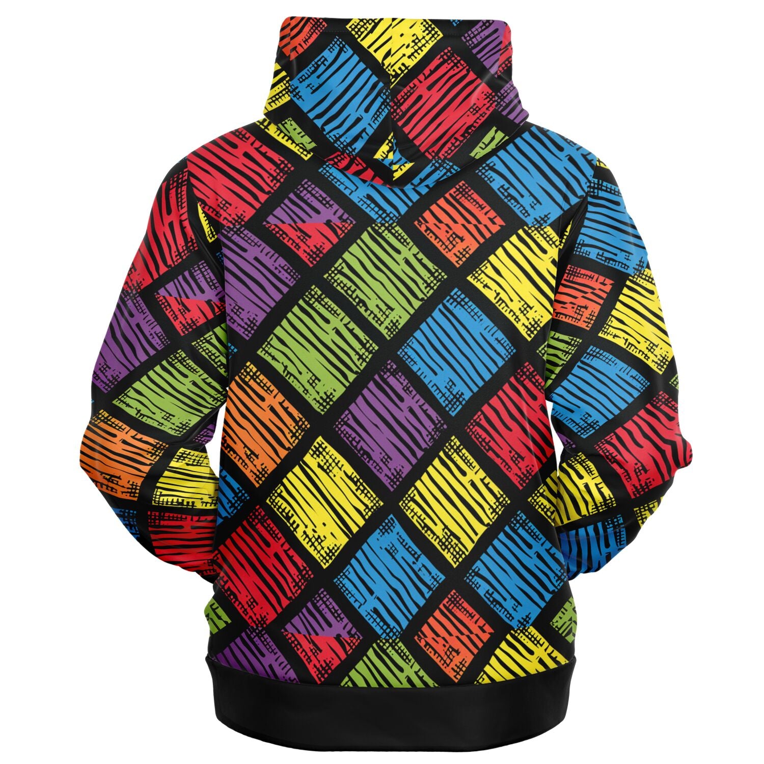 Rubix Plaid Zip-Up Hoodie