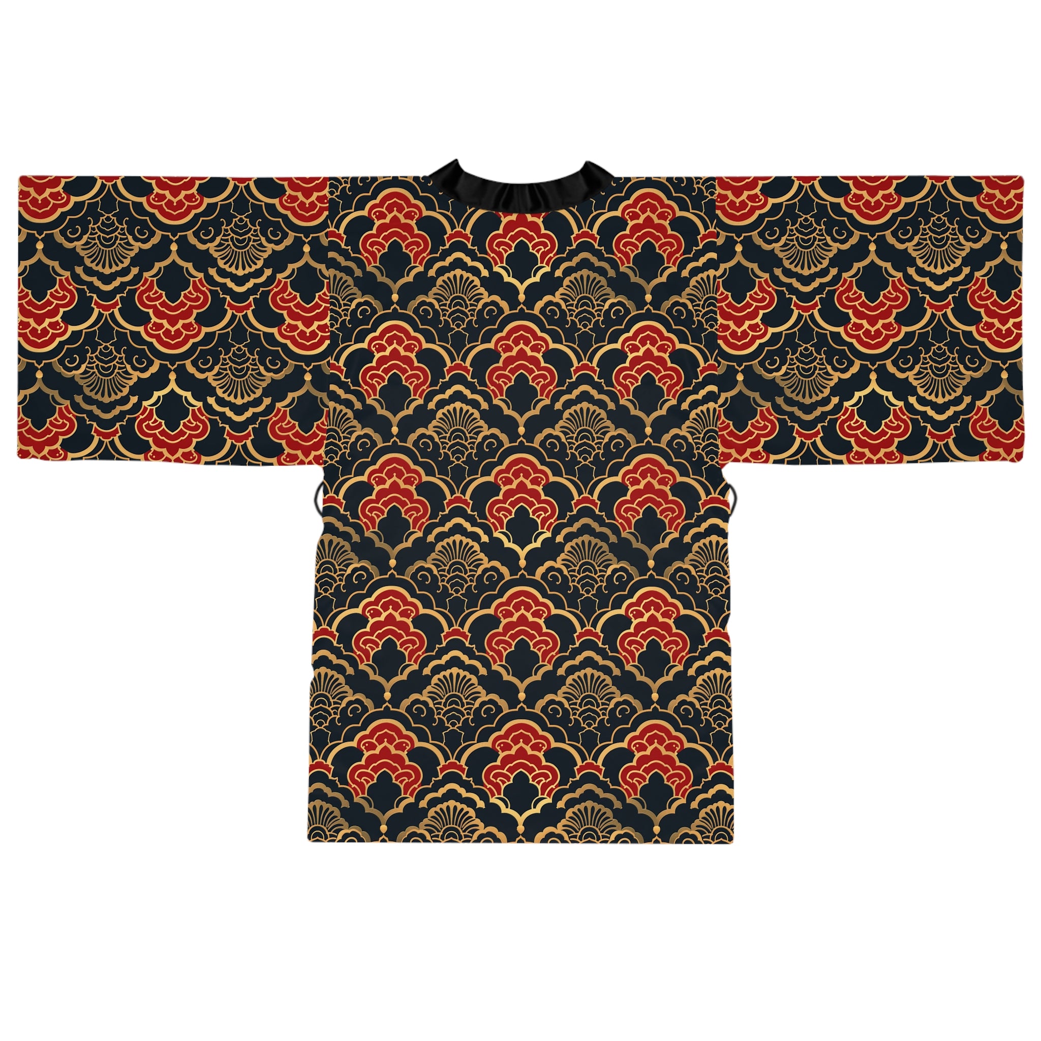 Golden Seal Kimono Robe