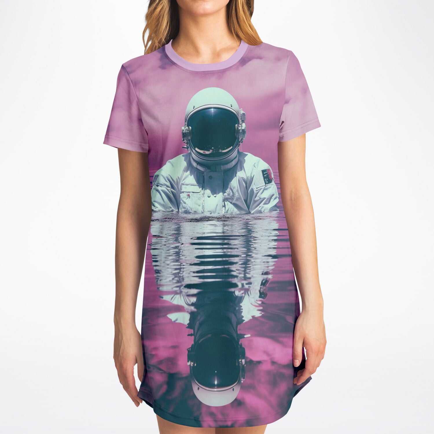 Floating Away T-Shirt Dress