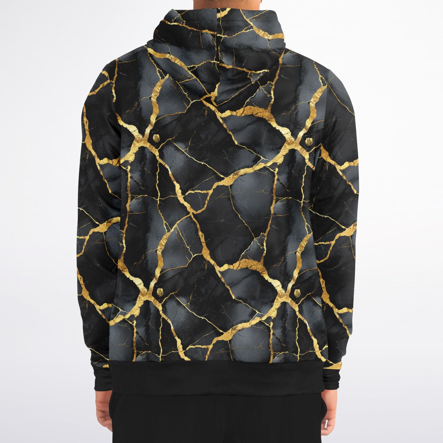 Fractured Zip-Up Hoodie