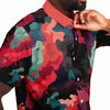 Camo (Red & Green) Button Down Shirt