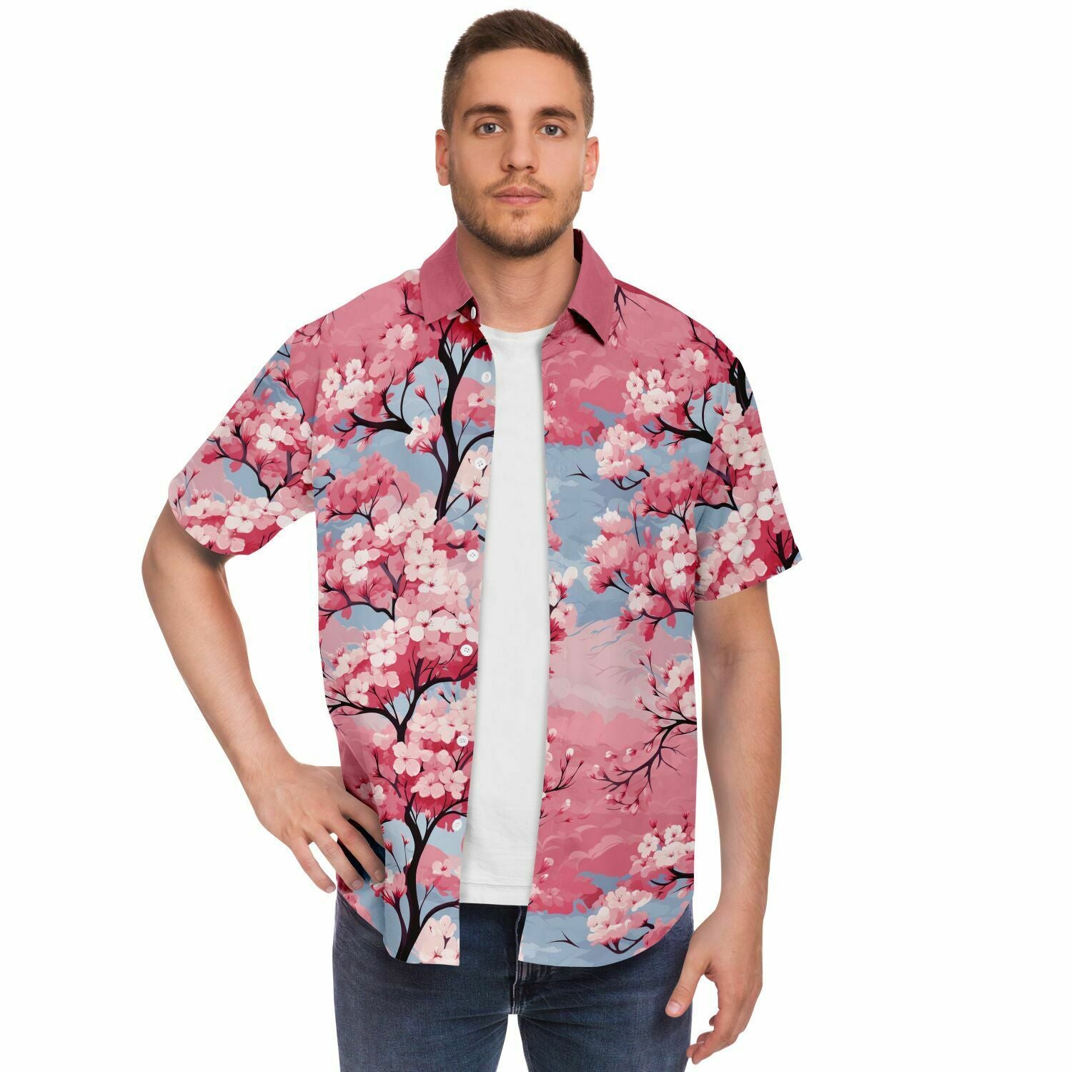 Curse of the Cherry Blossom Button Down Shirt