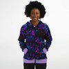 Camo Purple Rain Zip-Up Hoodie