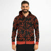 Tribal (Red) Zip-Up Hoodie