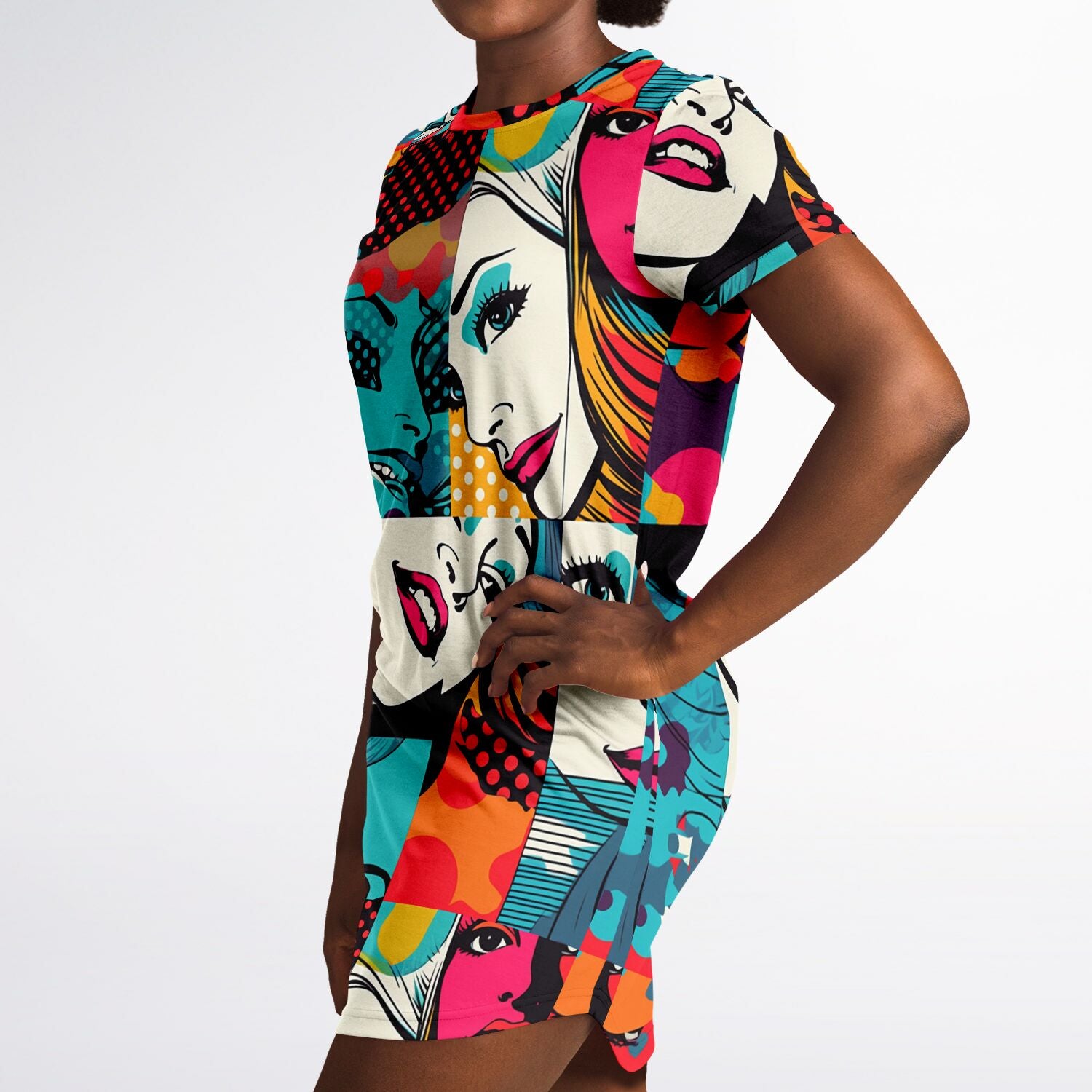 Pop Art T-Shirt Dress