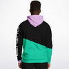 Duo Tone (Mint & Pink)  Pullover Hoodie