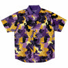 Camo (Purple & Yellow) Button Down Shirt