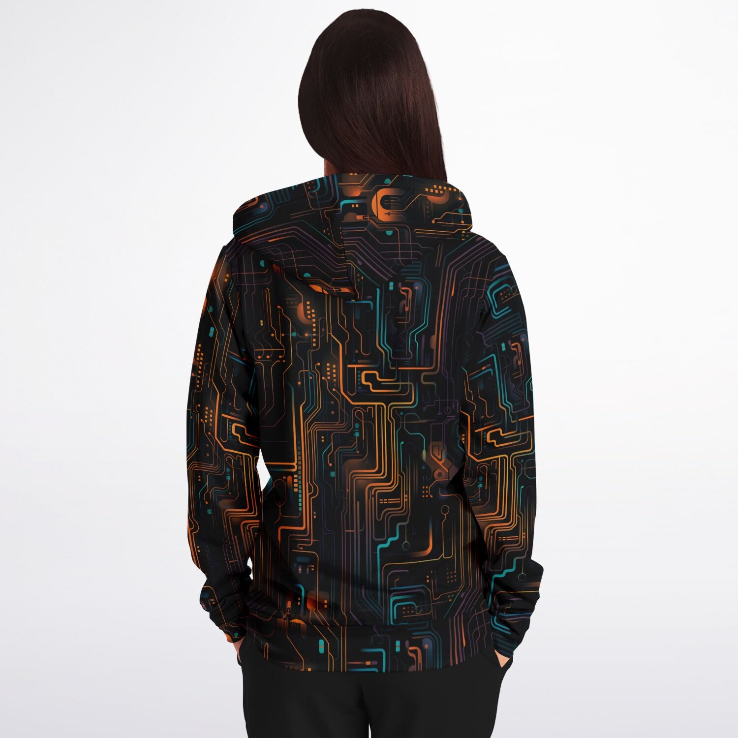 Digital Wasteland Zip-Up Hoodie