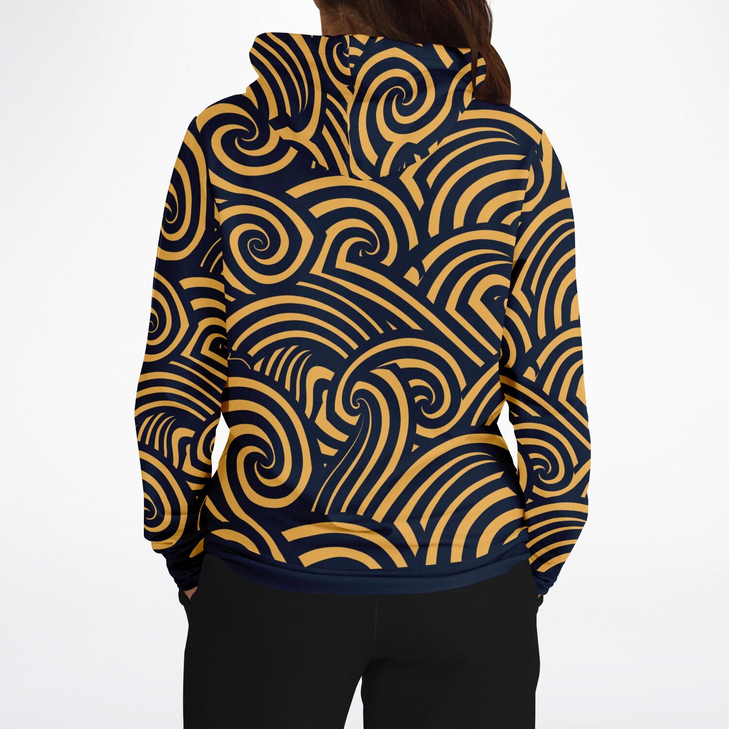 Tribal Waves Pullover Hoodie