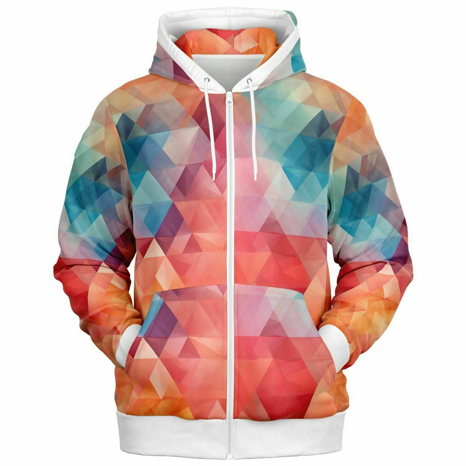 Prismatic Zip-Up Hoodie