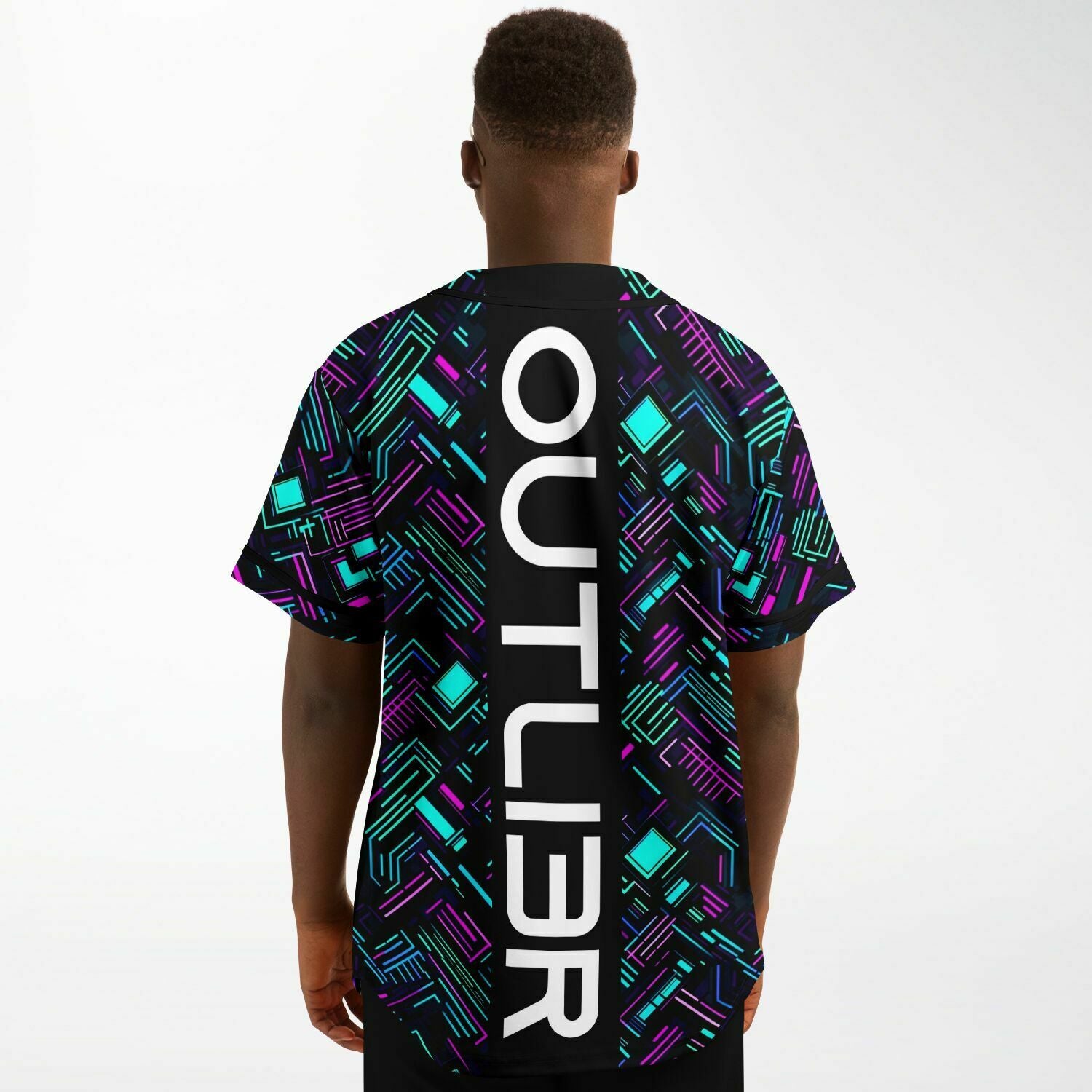 Synthwave Baseball Jersey