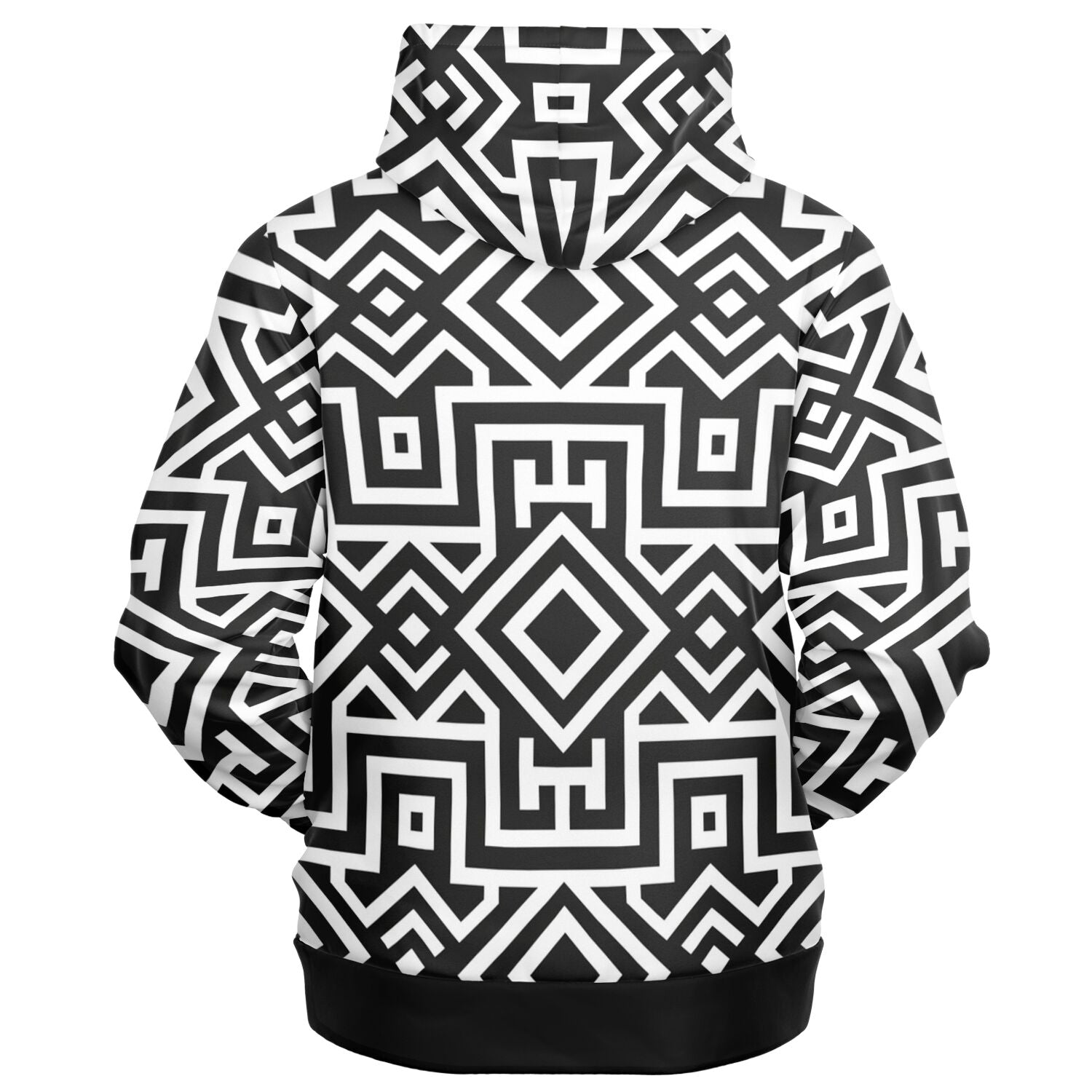 Tribal (White) Zip-Up Hoodie