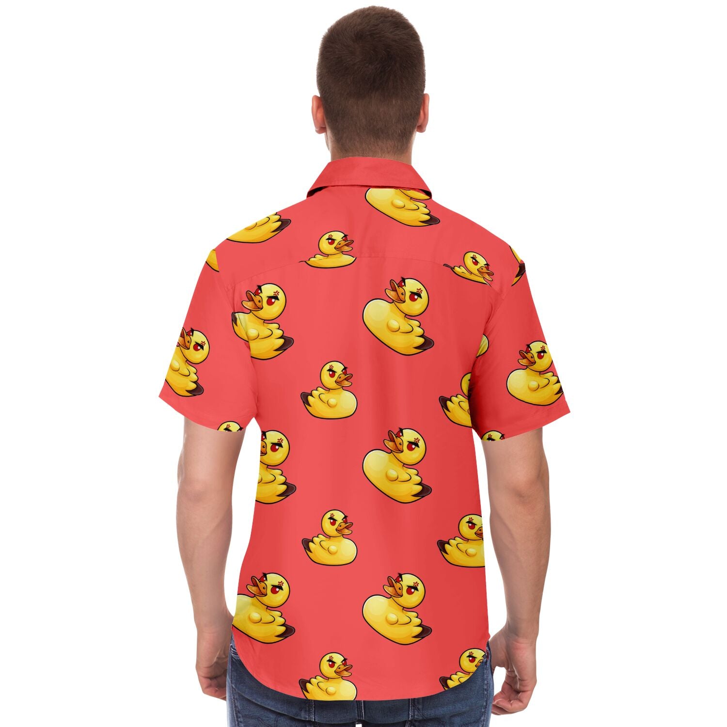 Angry Mother Ducker (Red) Button Down Shirt