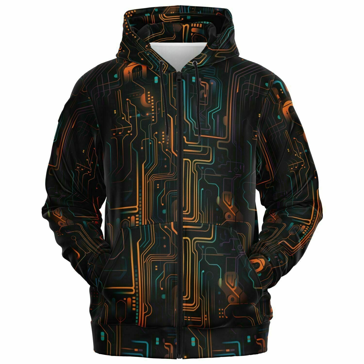 Digital Wasteland Zip-Up Hoodie